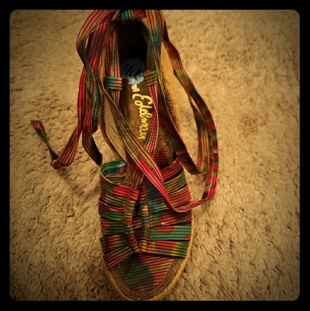 NWOT Sam Edelman wedge sandal